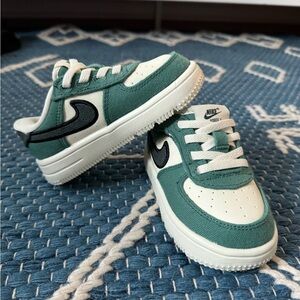 Nike Air Force 1 Low EasyOn Toddler Coconut Milk/Vintage Green